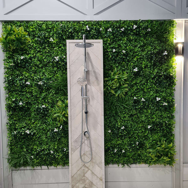 Luxury White Lily Vertical Garden Green Wall Panel 1m x 1m – SGS UV Resistant - image 24