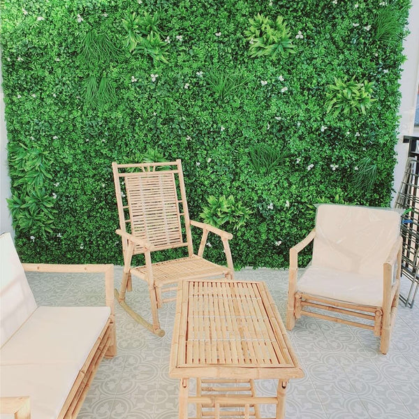 Luxury White Lily Vertical Garden Green Wall Panel 1m x 1m – SGS UV Resistant - image 42