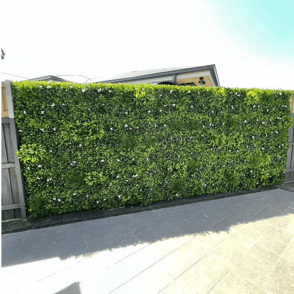 Luxury White Lily Vertical Garden Green Wall Panel 1m x 1m – SGS UV Resistant - image 44