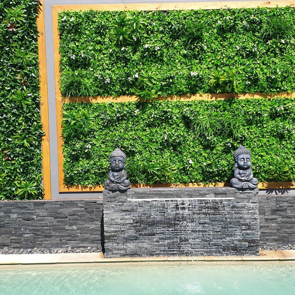 Luxury White Lily Vertical Garden Green Wall Panel 1m x 1m – SGS UV Resistant - image 45