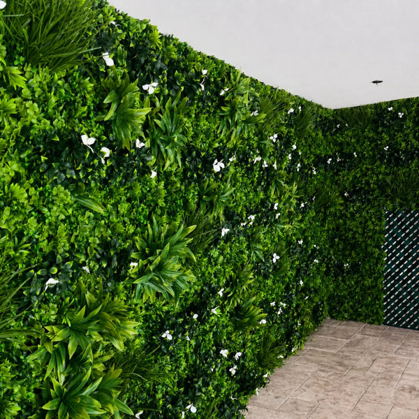 Luxury White Lily Vertical Garden Green Wall Panel 1m x 1m – SGS UV Resistant - image 49