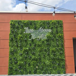Luxury White Lily Vertical Garden Green Wall Panel 1m x 1m – SGS UV Resistant - Designer Vertical Gardens artificial garden wall plants artificial green wall australia