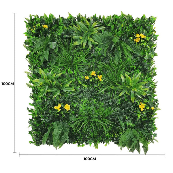 Luxury Yellow Rose Vertical Garden Green Wall Panel 1m x 1m – SGS UV Resistant - image 3