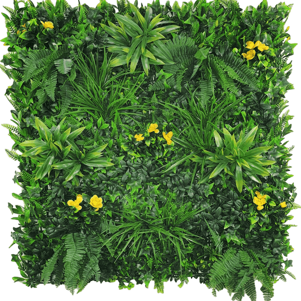 Luxury Yellow Rose Vertical Garden Green Wall Panel 1m x 1m – SGS UV Resistant - image 2