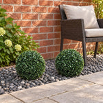 Medium Boxwood Topiary Ball UV Resistant 28cm - Designer Vertical Gardens boxwood Topiary Ball