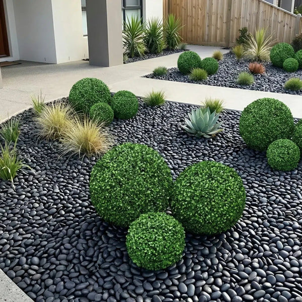 Medium Boxwood Topiary Ball UV Resistant 28cm - image 4