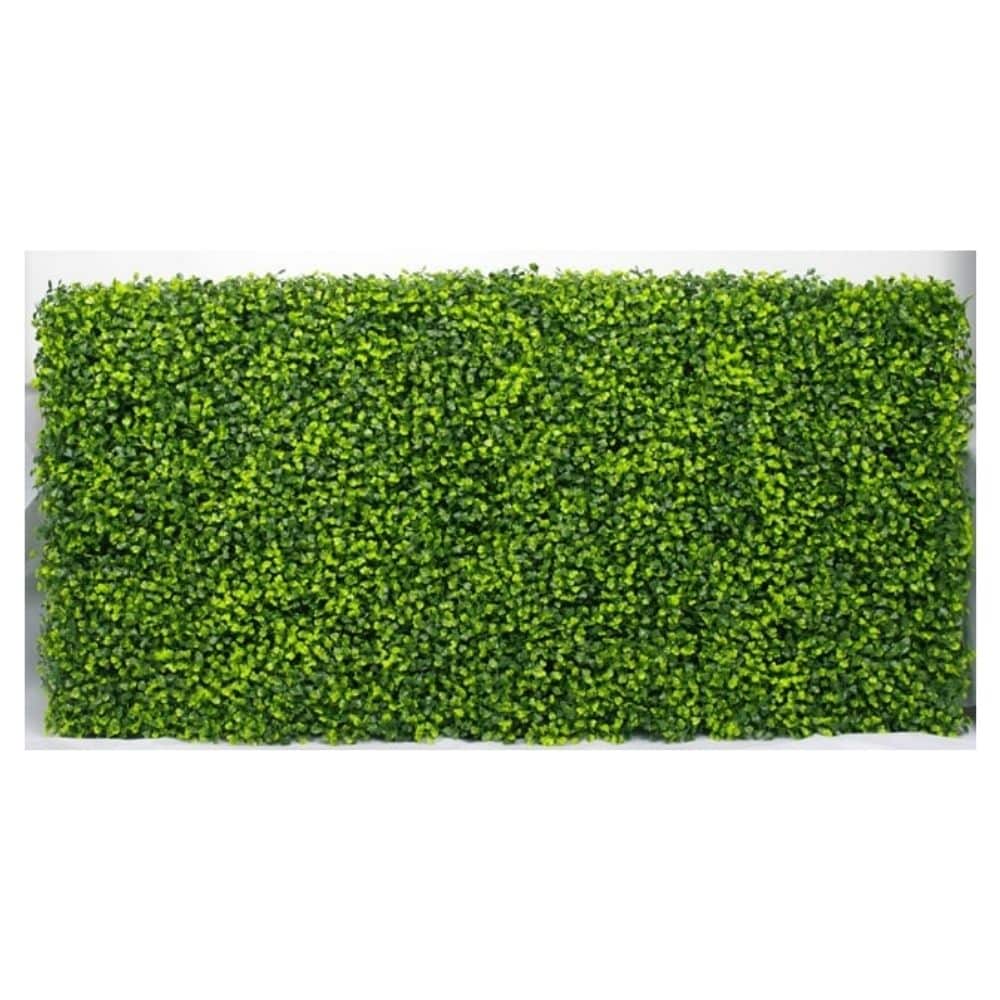 Mixed English Boxwood Portable Hedge 1m x 50cm - UVTEX Certified UV Resistant - Designer Vertical Gardens artificial garden wall plants artificial green wall australia