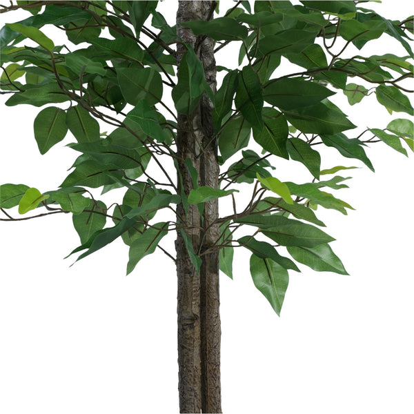 Mixed Green Bushy Artificial Ficus Tree 180cm — gallery image 8