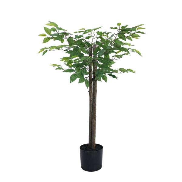 Mixed Green Bushy Artificial Ficus Tree 180cm — gallery image 7
