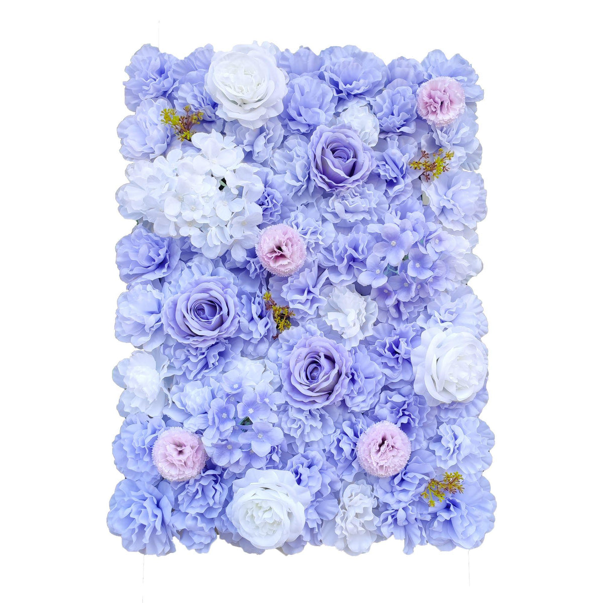 Mixed Lilac Artificial Flower Wall Backdrop Panel 40cm x 60cm – UV Resistant - Designer Vertical Gardens artificial flower backdrop artificial flower wall panel