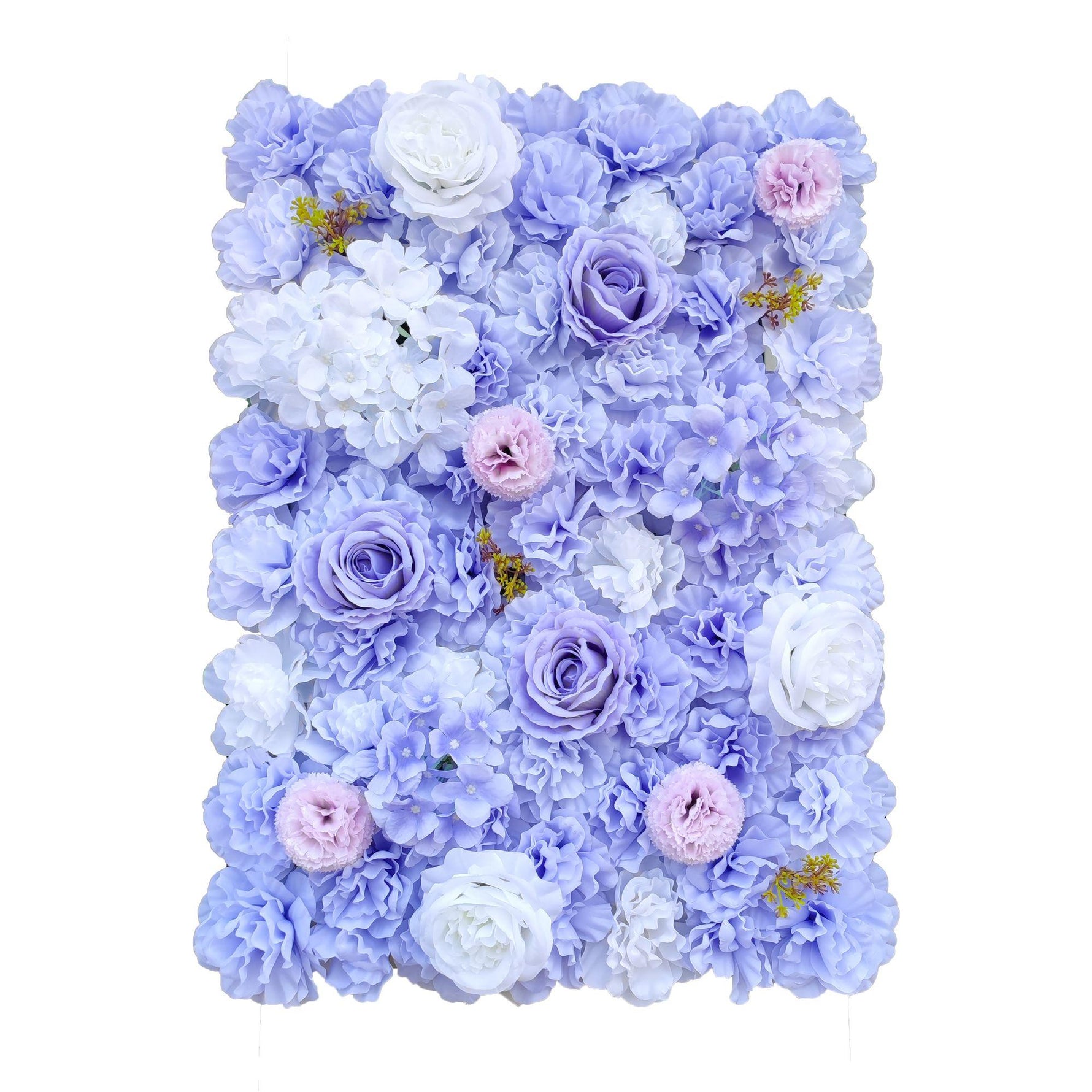 Mixed Lilac Artificial Flower Wall Backdrop Panel 40cm x 60cm – UV Resistant - Designer Vertical Gardens artificial flower backdrop artificial flower wall panel