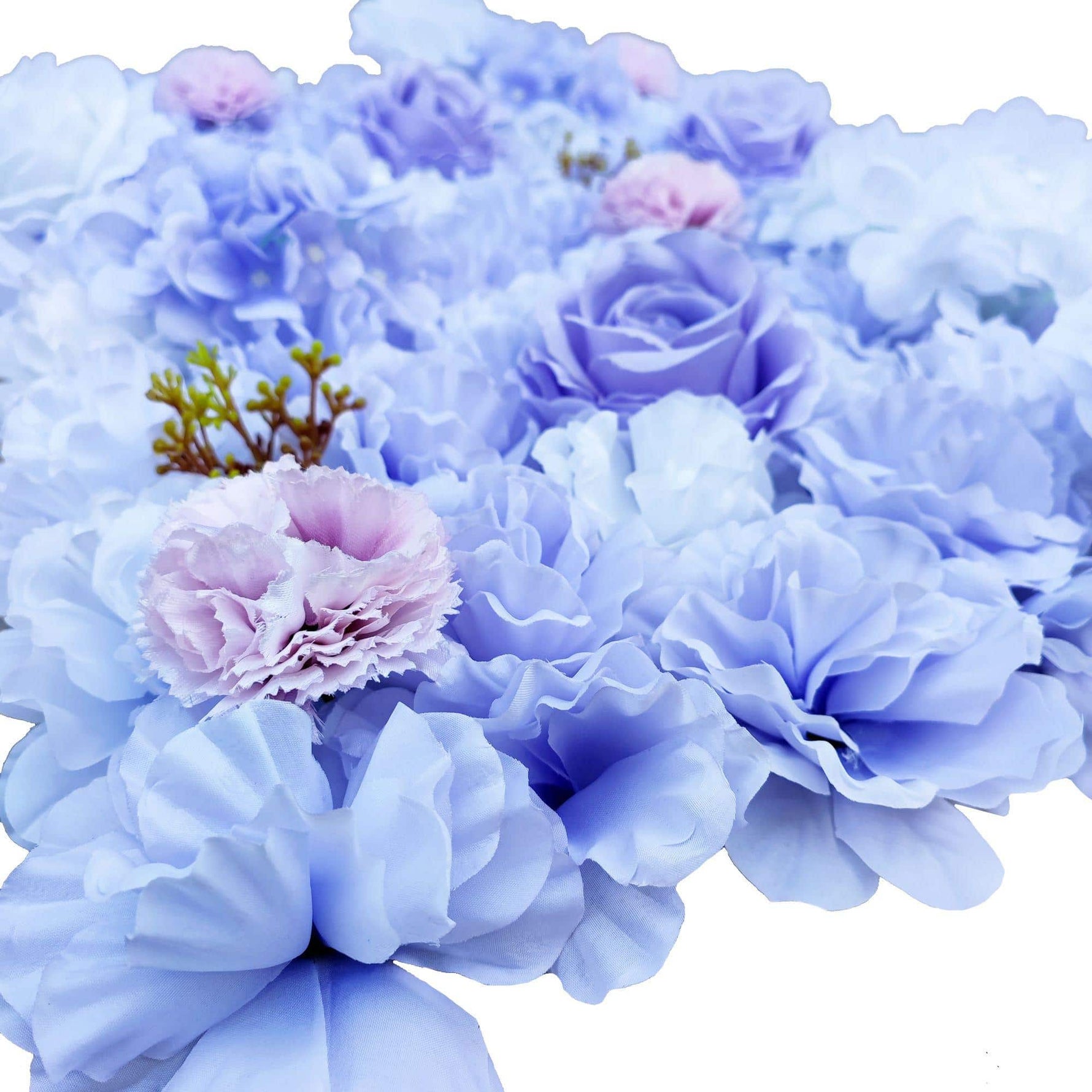 Mixed Lilac Artificial Flower Wall Backdrop Panel 40cm x 60cm – UV Resistant - Designer Vertical Gardens artificial flower backdrop artificial flower wall panel