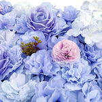 Mixed Lilac Artificial Flower Wall Backdrop Panel 40cm x 60cm – UV Resistant - Designer Vertical Gardens artificial flower backdrop artificial flower wall panel