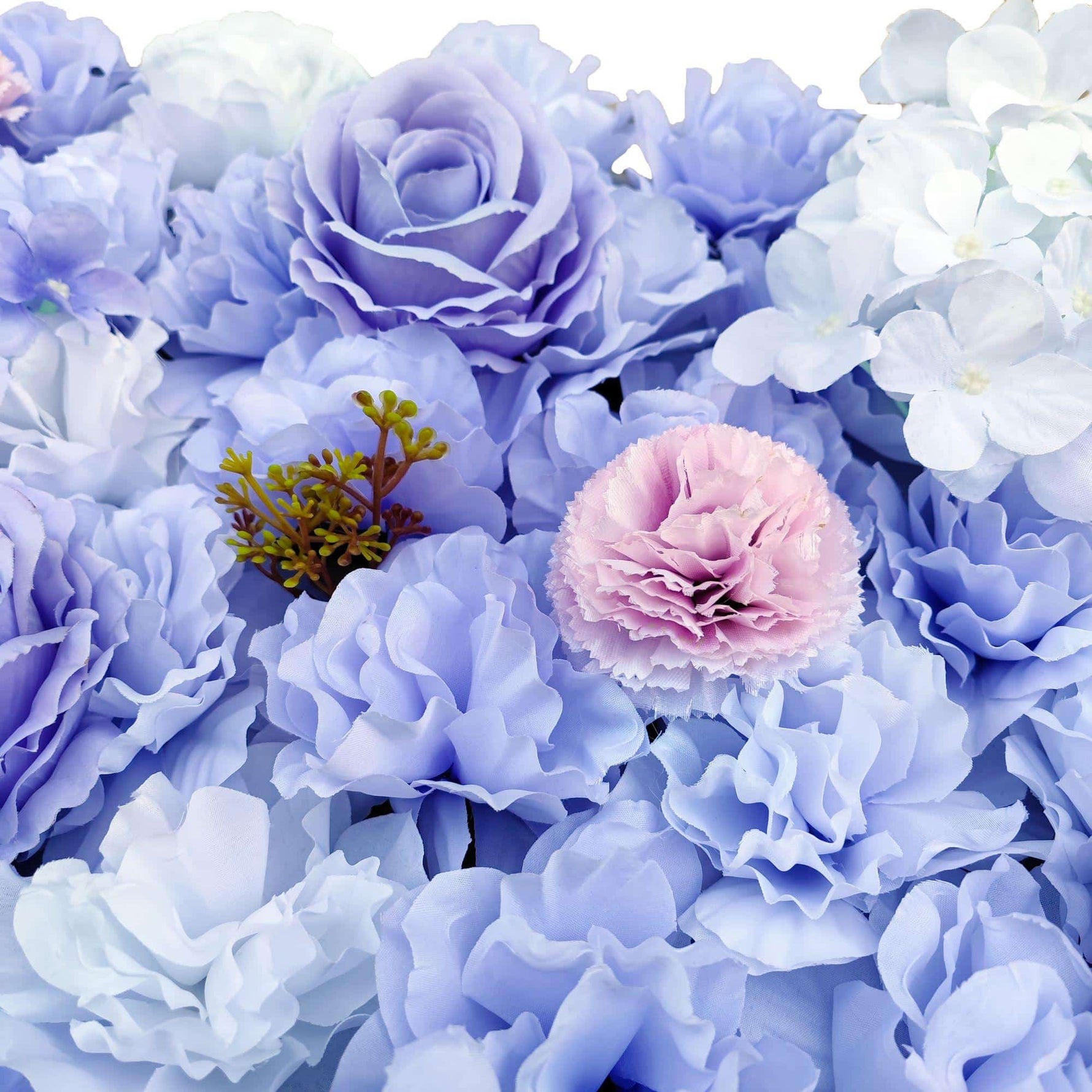 Mixed Lilac Artificial Flower Wall Backdrop Panel 40cm x 60cm – UV Resistant - Designer Vertical Gardens artificial flower backdrop artificial flower wall panel