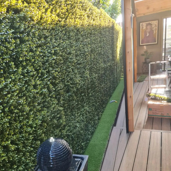 Natural Buxus Artificial Hedge Panel 1m x 1m – SGS UV Resistant — gallery image 24