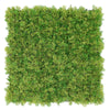 Artificial Moss Panel 100cm x 100cm - UV Resistant Two-Tone Green Wall
