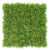 Artificial Moss Panel 100cm x 100cm - UV Resistant Two-Tone Green Wall