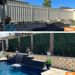 Photinia Artificial Hedge Panel 1m x 1m – SGS UV Resistant - Designer Vertical Gardens artificial garden wall plants artificial green wall australia