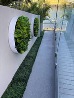 Portable Boxwood Hedge 100cm x 25cm - UVTEX Certified UV Resistant - Designer Vertical Gardens artificial green wall sydney artificial hedge fence panels