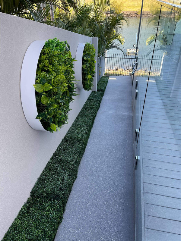 Portable Boxwood Hedge 100cm x 25cm - UVTEX Certified UV Resistant — gallery image 12