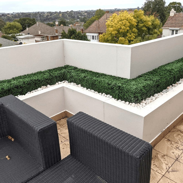 Portable Boxwood Hedge 100cm x 25cm - UVTEX Certified UV Resistant - image 6
