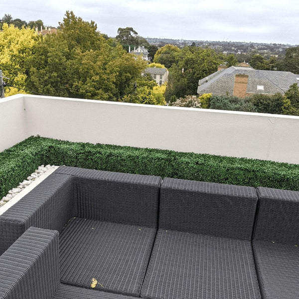 Portable Boxwood Hedge 100cm x 25cm - UVTEX Certified UV Resistant — gallery image 7
