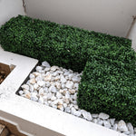 Portable Boxwood Hedge 100cm x 25cm - UVTEX Certified UV Resistant - Designer Vertical Gardens artificial green wall sydney artificial hedge fence panels