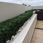 Portable Boxwood Hedge 100cm x 25cm - UVTEX Certified UV Resistant - Designer Vertical Gardens artificial green wall sydney artificial hedge fence panels
