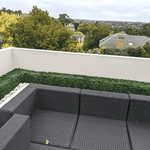 Portable Boxwood Hedge 100cm x 25cm - UVTEX Certified UV Resistant - Designer Vertical Gardens artificial green wall sydney artificial hedge fence panels
