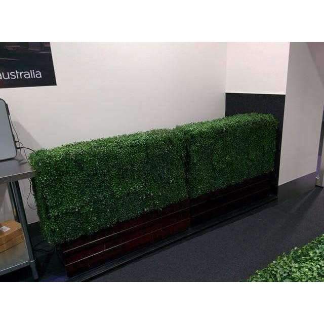 Portable Boxwood Hedge 75cm x 75cm - UVTEX Certified UV Resistant - Designer Vertical Gardens artificial garden wall plants artificial green wall australia