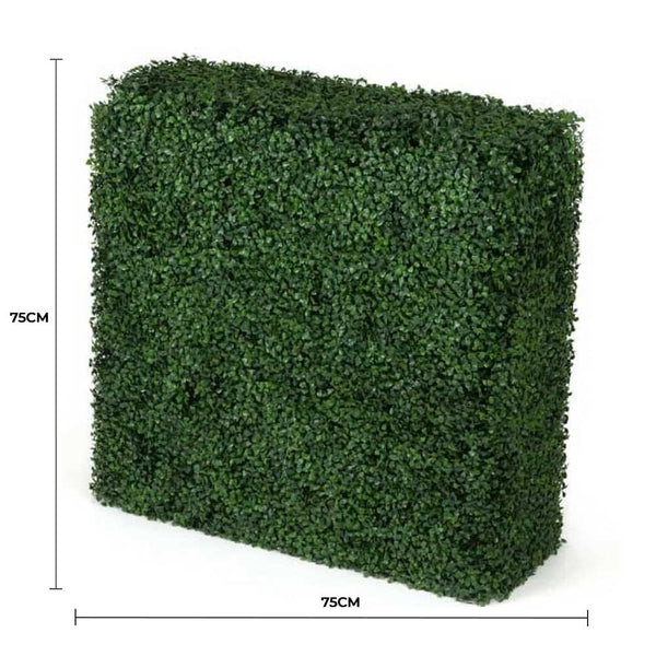 Portable Boxwood Hedge 75cm x 75cm - UVTEX Certified UV Resistant — gallery image 8