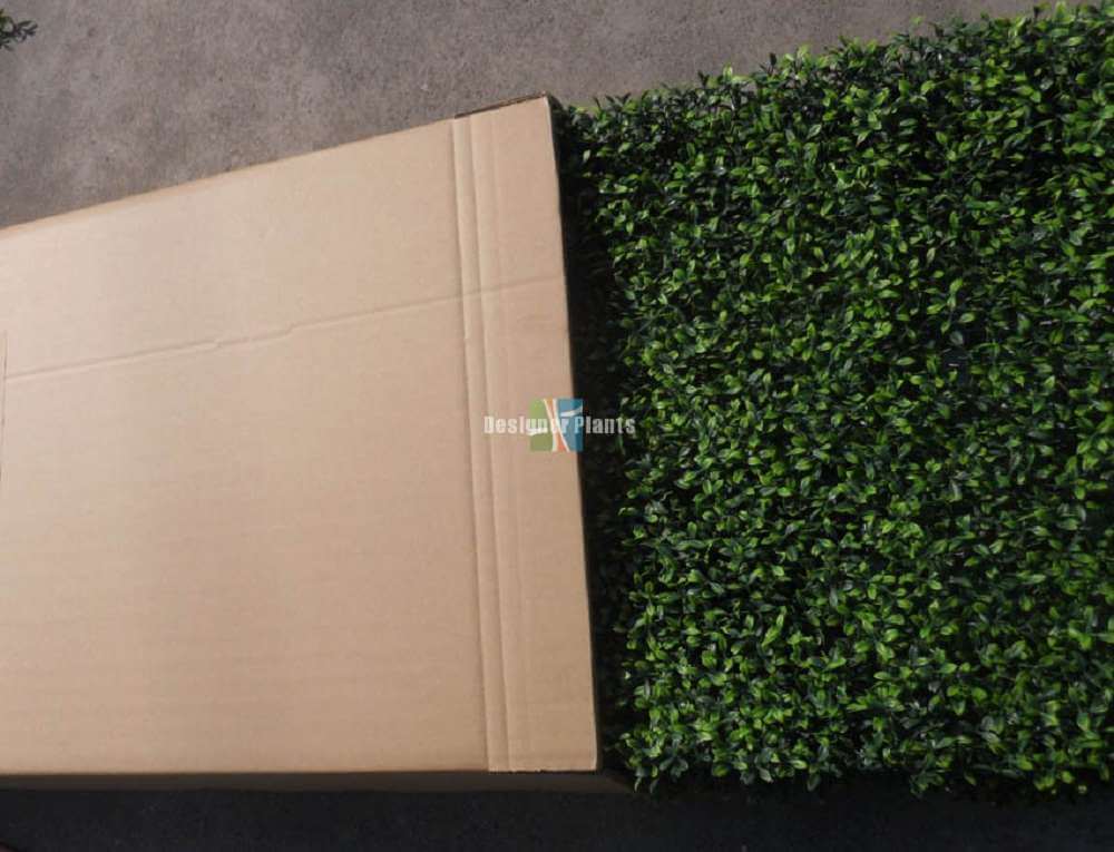 Portable Mixed Boxwood Hedge 2m x 1m - UVTEX Certified UV Resistant - Designer Vertical Gardens artificial garden wall plants artificial green wall australia