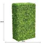 Portable Mixed Boxwood Hedge 2m x 1m - UVTEX Certified UV Resistant - Designer Vertical Gardens artificial garden wall plants artificial green wall australia