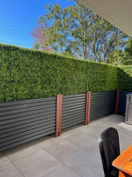 Portable Mixed English Boxwood Hedge 1.5m x 1.5m - UVTEX Certified UV Resistant - Designer Vertical Gardens artificial garden wall plants artificial green wall australia