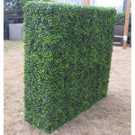 Portable Mixed English Boxwood Hedge 1.5m x 1.5m - UVTEX Certified UV Resistant - Designer Vertical Gardens artificial garden wall plants artificial green wall australia