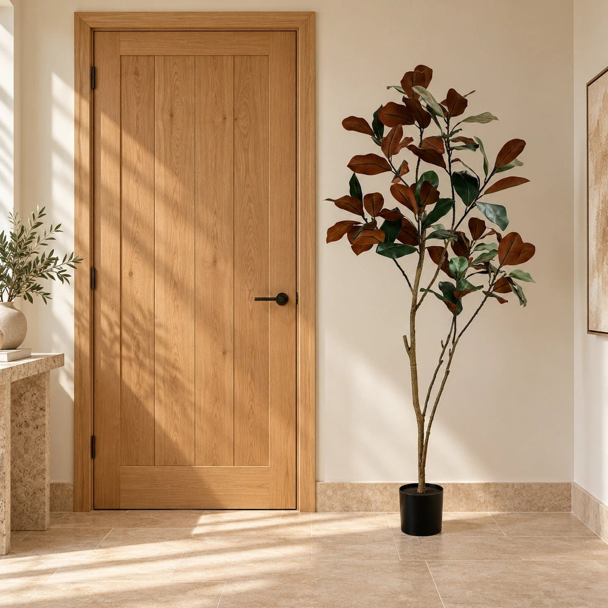 Potted Artificial 180cm Magnolia Tree - Designer Vertical Gardens Artificial tree Artificial Trees