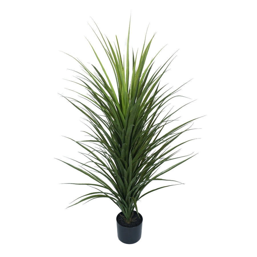 Potted Artificial Long Grass (Yucca Grass) 115cm UV Resistant