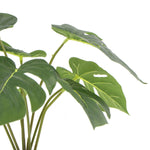 Potted Artificial Split Philodendron Plant With Real Touch Leaves 40cm - Designer Vertical Gardens Artificial Shrubs and Small plants