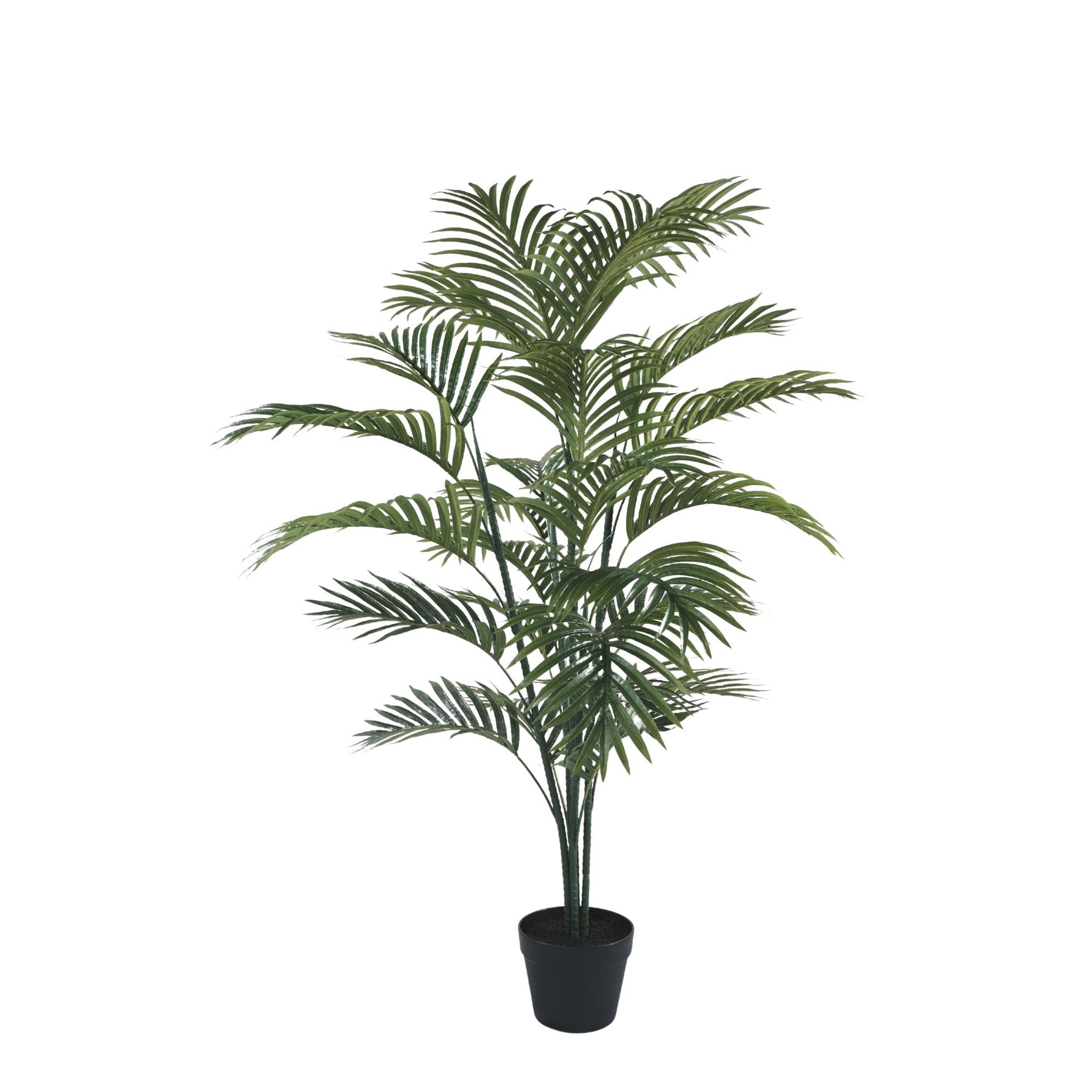 Potted Bushy Artificial Areca Palm Tree 120cm - Designer Vertical Gardens Articial Trees Artificial Trees