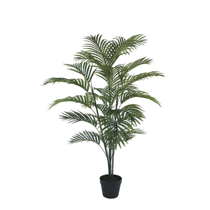 Potted Bushy Artificial Areca Palm Tree 120cm - Designer Vertical Gardens Articial Trees Artificial Trees