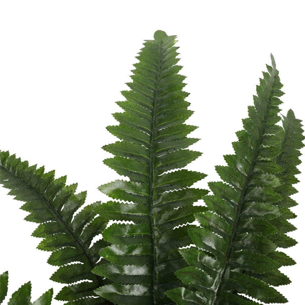 Potted Natural Green Artificial Boston Fern (50cm high 70cm wide) — gallery image 7