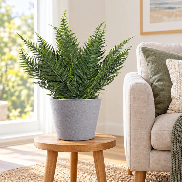 Premium Artificial Australian Fern UV Resistant 50cm — gallery image 7