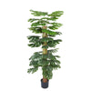 Artificial Monstera Plant 145cm - Premium Split Leaf with Textured Trunk