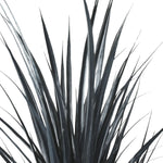 Premium Black Potted Artificial Long Grass (Yucca Grass) 115cm UV Resistant - Designer Vertical Gardens Dracena & Artificial Yucca