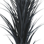 Premium Black Potted Artificial Long Grass (Yucca Grass) 115cm UV Resistant - Designer Vertical Gardens Dracena & Artificial Yucca