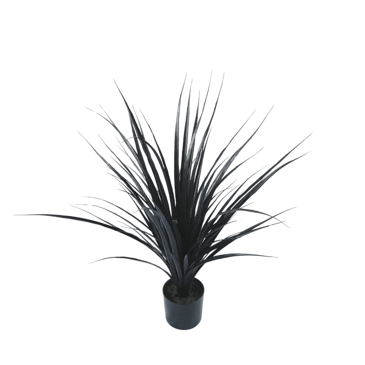Premium Black Potted Artificial Long Grass (Yucca Grass) 75cm UV Resistant - Designer Vertical Gardens Dracena & Artificial Yucca