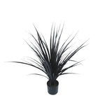 Premium Black Potted Artificial Long Grass (Yucca Grass) 75cm UV Resistant - Designer Vertical Gardens Dracena & Artificial Yucca