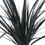Premium Black Potted Artificial Long Grass (Yucca Grass) 75cm UV Resistant - Designer Vertical Gardens Dracena & Artificial Yucca