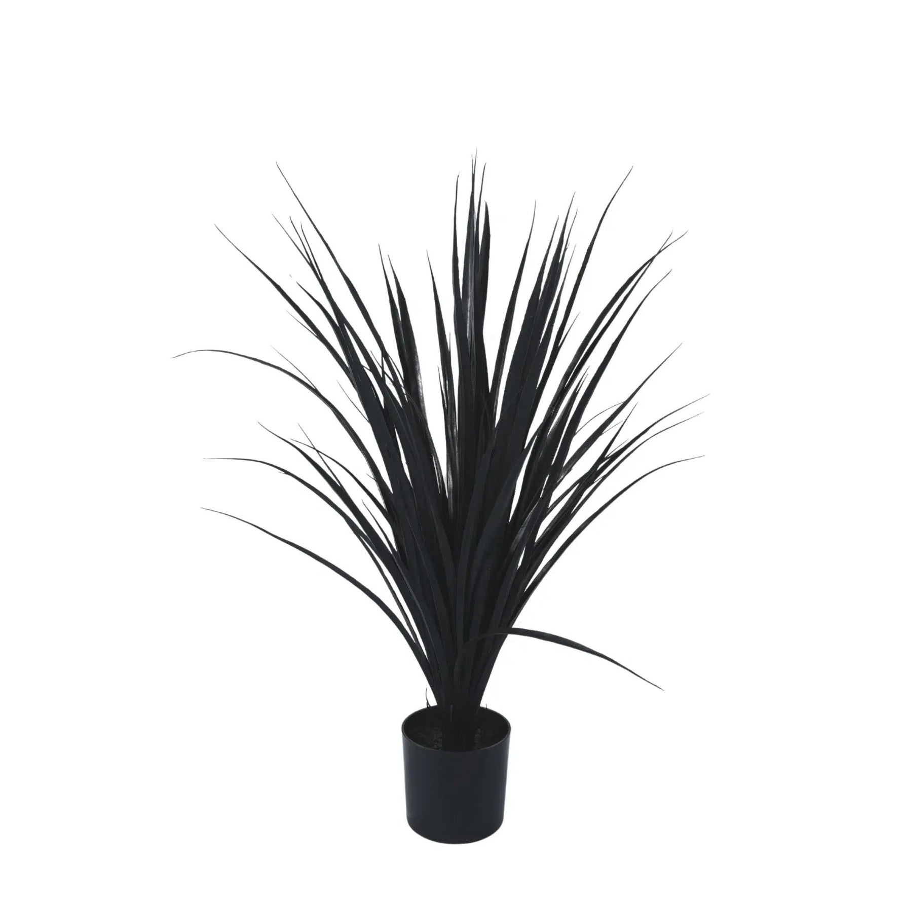 Premium Black Potted Artificial Long Grass (Yucca Grass) 75cm UV Resistant - Designer Vertical Gardens Dracena & Artificial Yucca