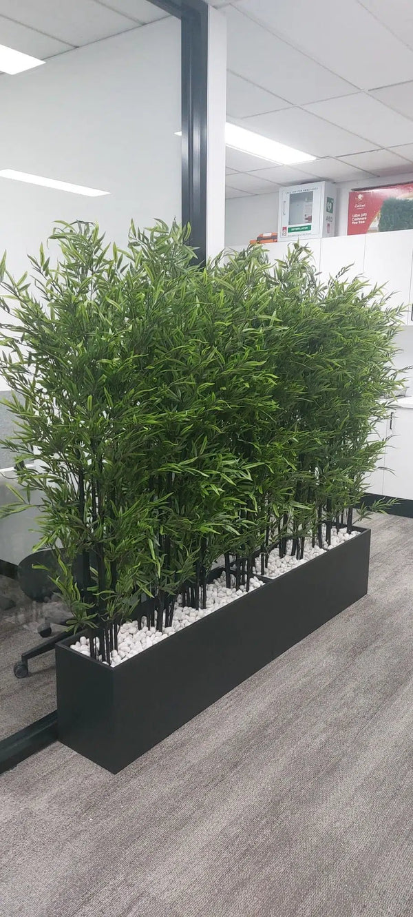 Premium Dense Artificial Black Bamboo 180cm — gallery image 14